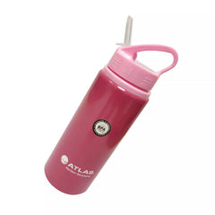 Atlas Water Bottle Sipper Aluminium 0.6 LiterRed - Al Masam Stationery LLC