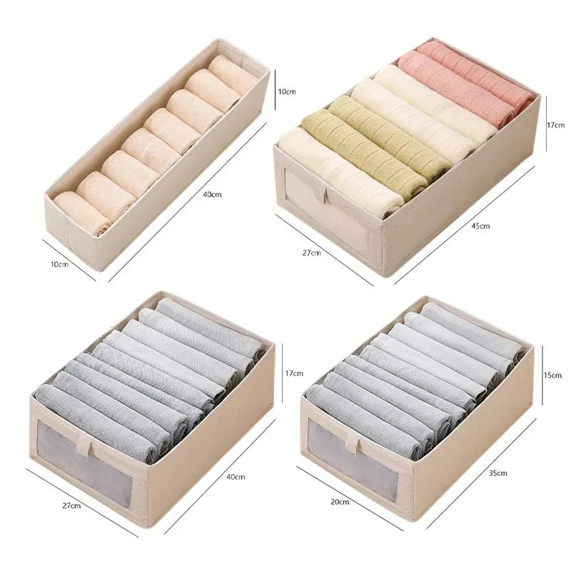 ELMAS 1Pcs Pants Storage Box Clothes Organizers for Home - Al Masam Stationery LLC