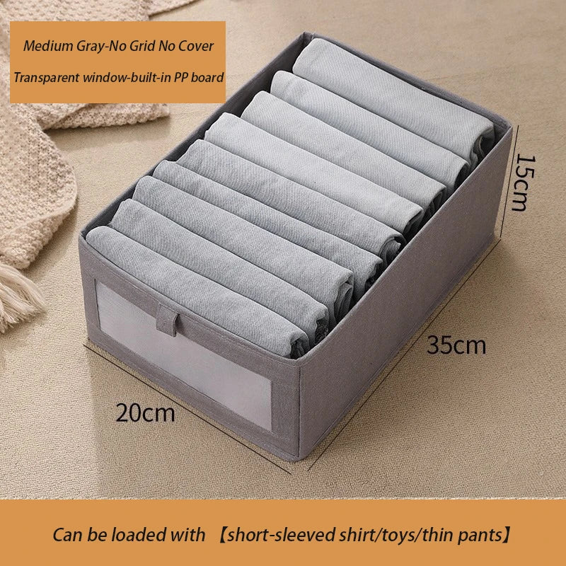 ELMAS 1Pcs Pants Storage Box Clothes Organizers for Home - Al Masam Stationery LLC