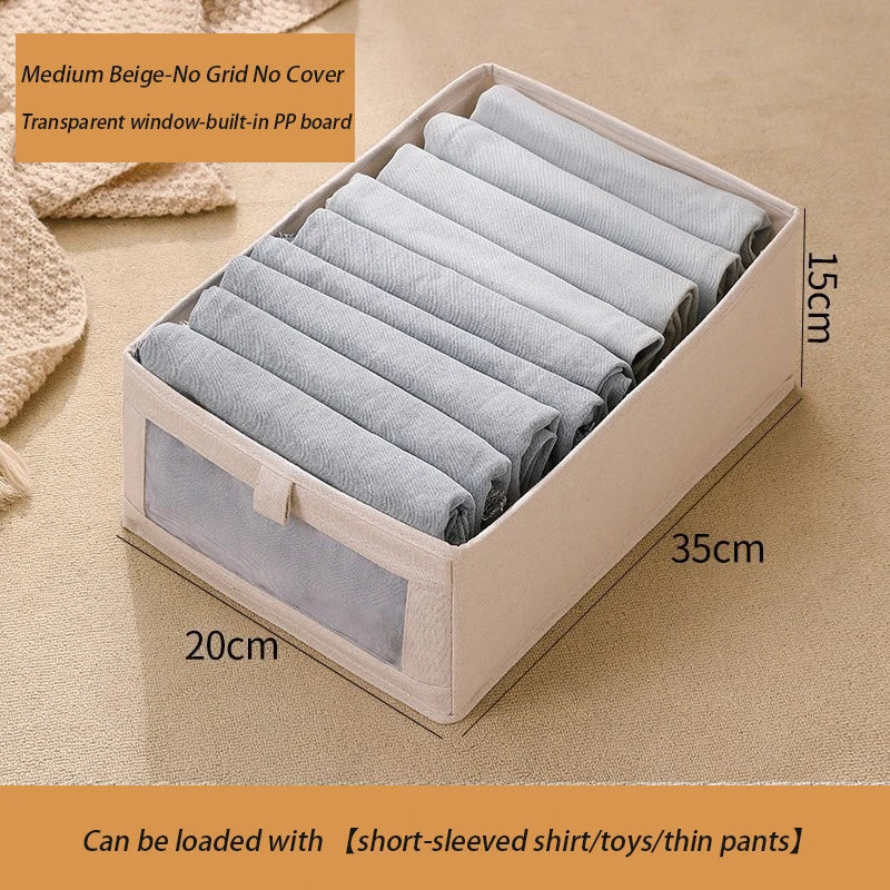 ELMAS 1Pcs Pants Storage Box Clothes Organizers for Home - Al Masam Stationery LLC
