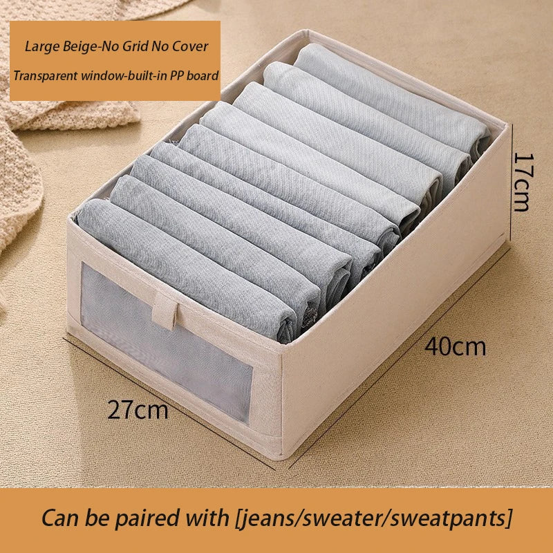 ELMAS 1Pcs Pants Storage Box Clothes Organizers for Home - Al Masam Stationery LLC