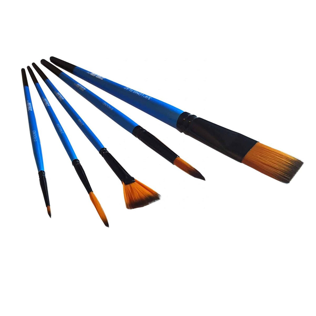 Zeiler PREMIUM BURSHES(PACK OF5)_WATERCOLOUR - Al Masam Stationery LLC