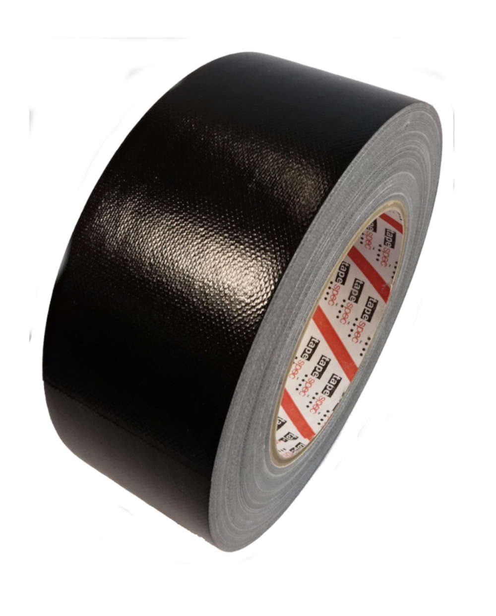 Black Atlas cloth tape, 3-inch by 25 meters, durable binding and packaging tape with a strong fabric backing.