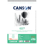 Canson 1557 Spiral Drawing Pad A4 180gsm 30 Sheets White Artist Paper