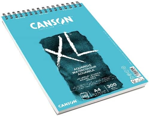 Canson XL Watercolour Pad A4 300gsm Cold Pressed White 30 Sheets Secondary image