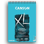 Canson XL Watercolour Pad A3 300gsm Cold Pressed White 30 Sheets