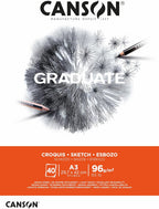 Canson Graduate Sketch Pad A3 96gsm White 40 Sheets