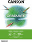Canson Graduate Drawing Pad A4 160gsm 30 Sheets – White Sketching Paper