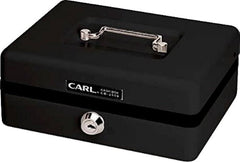 Carl Cash box W195xL155xH83mm Black - Al Masam Stationery LLC