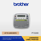 Brother PT-D200AR Label Printer, Portable Maker, English, Arabic & Farsi Keyboard, Up to 12mm - Al Masam Stationery LLC -  - 
