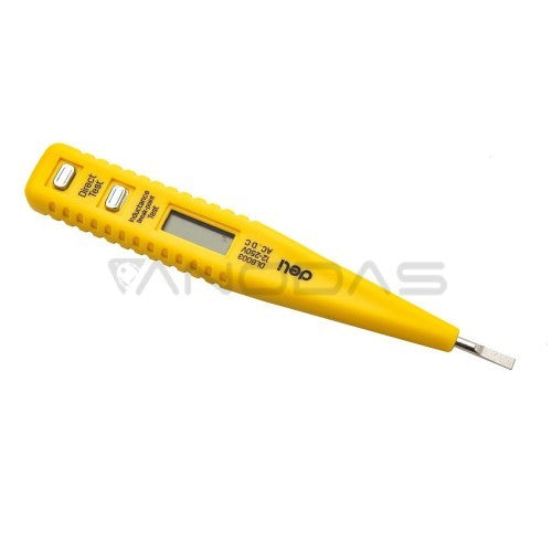 Deli Digital Voltage Tester AC DC Tester AC/DC 12- 250V - Al Masam Stationery LLC Main image