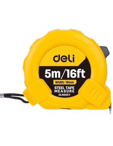 Deli Measuring Tape 5mx19mm - Al Masam Stationery LLC