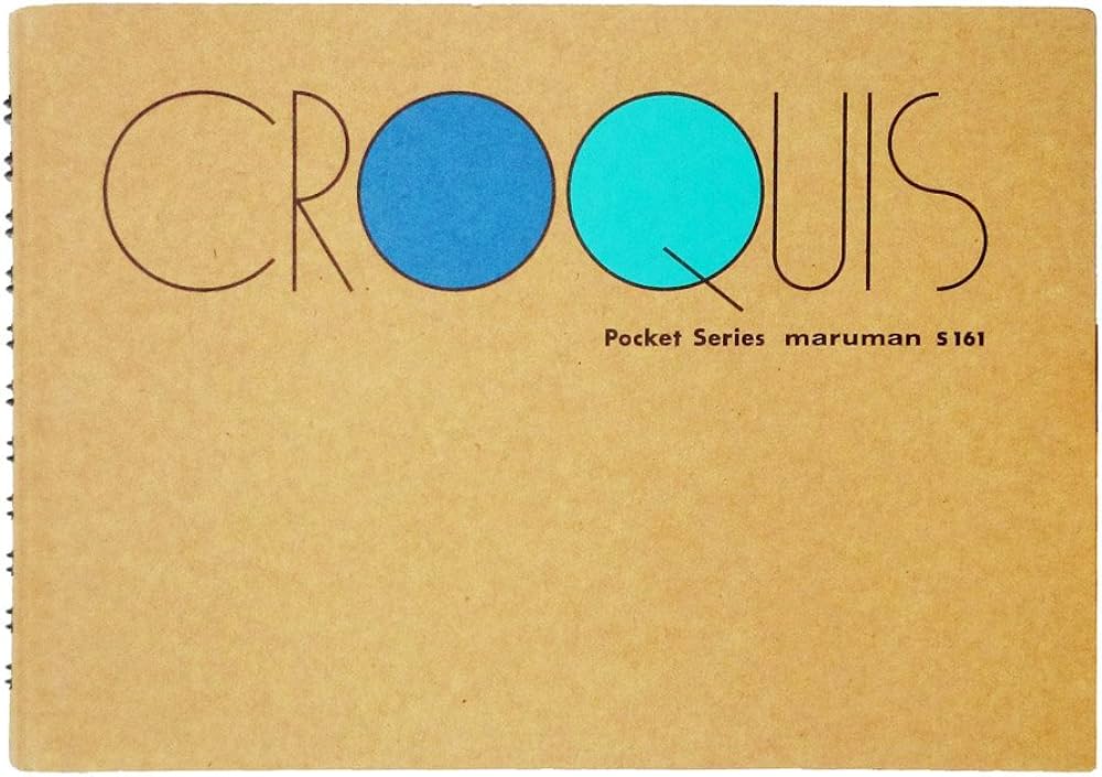 Maruman Sketch Book Crooquis 52.3g 100 Sheets 113x165 - Al Masam Stationery LLC Main image