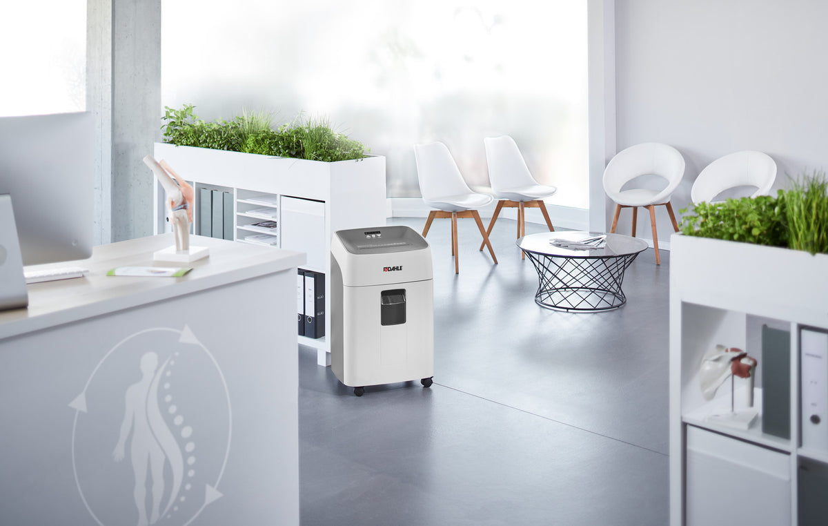Dahle 504P Micro-Cut Paper Shredder 2 x 15mm for Secure Office Document Shredding