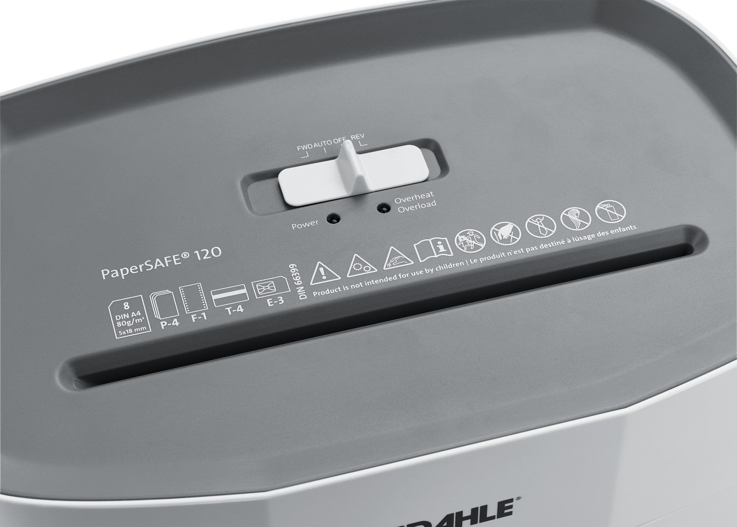 Dahle PS120 Cross-Cut Paper Shredder 5 x 18mm for Office & Home Use
