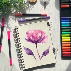 Zeiler 24 DUOTIP BRUS AND FINELINER PENS