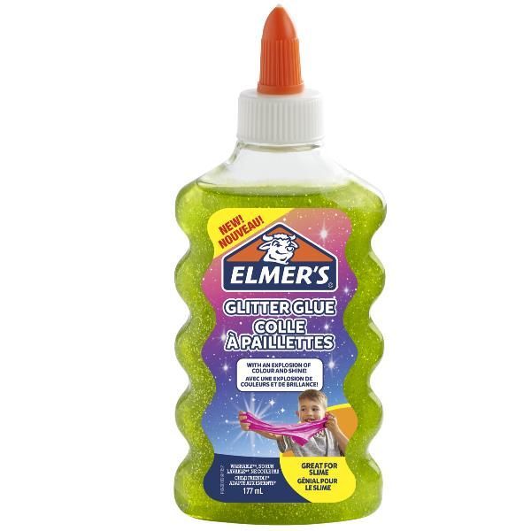 Elmer's Glitter Glue 177 ml Green - Al Masam Stationery LLC Main image