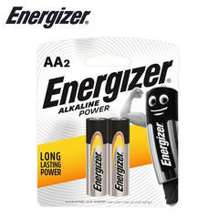 Energizer Alkaline Power 3A BP Wide Card - (Pack of 2) - Al Masam Stationery LLC