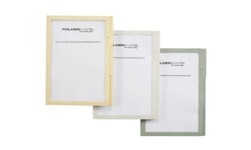 Foldermate A4 Polymaster 3 Subject Clear Holder Buff - Al Masam Stationery LLC Main image