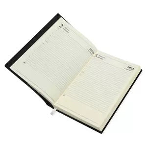 FIS A5 Diary 2024 (English) Black - Al Masam Stationery LLC