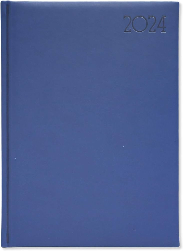 FIS A5 Diary 2024 (Arabic/English) Blue - FSDI17AE21BL