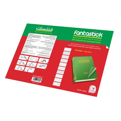 Fantastick Pre-cut Adhesive Foil Glass Clear 50x36cm 7 Sheets - Al Masam Stationery LLC