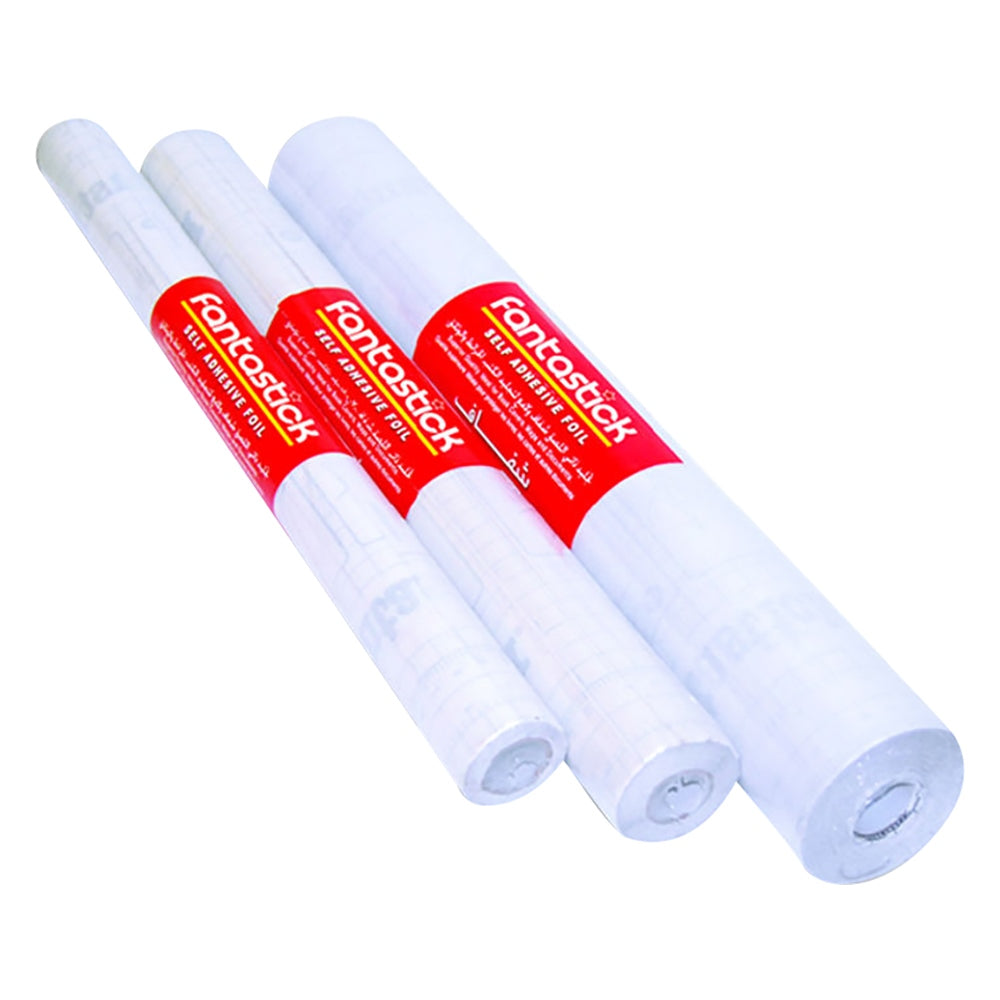 Fantastick Adhesive Foil Transparent Glass Clear 45cmx10yrds - Al Masam Stationery LLC Main image