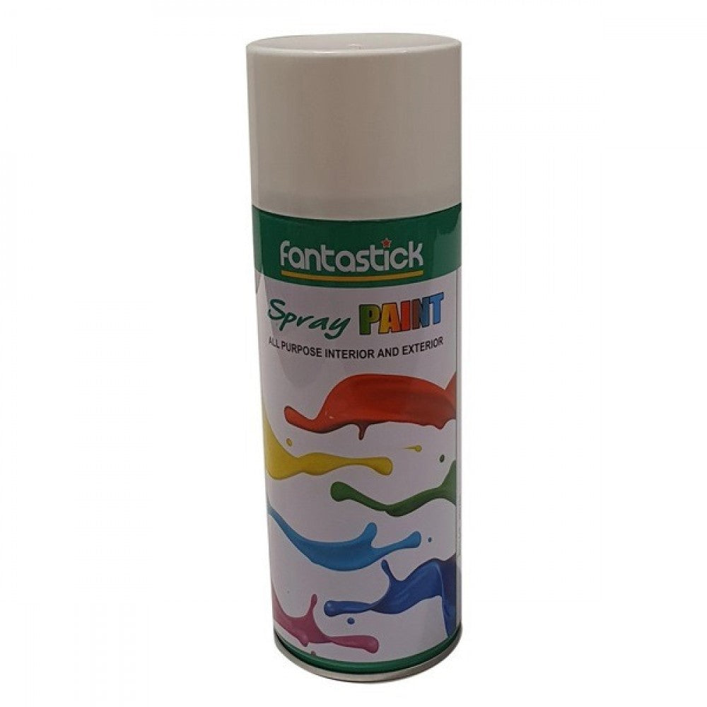 Fantastick Spray Paint Acrylic ml W 400 ml White - Al Masam Stationery LLC Main image