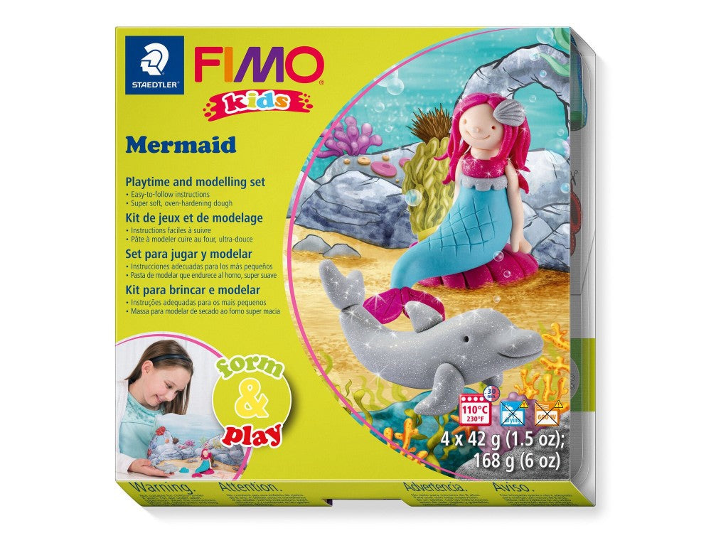 Fimo Kids Modelling Clay Form & Play Mermaid - Al Masam Stationery LLC Main image