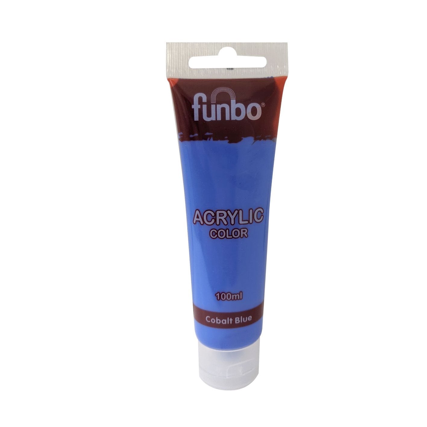 Funbo Acrylic Color Tube 100ml 38 COBALT BLUE - Al Masam Stationery LLC Main image
