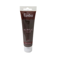 Funbo Acrylic Color Tube 100ml 85 Raw Umber - Al Masam Stationery LLC