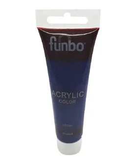 Funbo Acrylic Color Tube 100ml 91 Violet - Al Masam Stationery LLC Main image