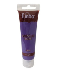 Funbo Acrylic Color Tube 100ml 95 Purple - Al Masam Stationery LLC