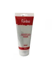 Funbo Acrylic Color Tube 100ml 124 Silver - Al Masam Stationery LLC