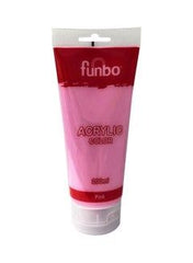 Funbo Acrylic Color Tube 200ml 19 Pink - Al Masam Stationery LLC