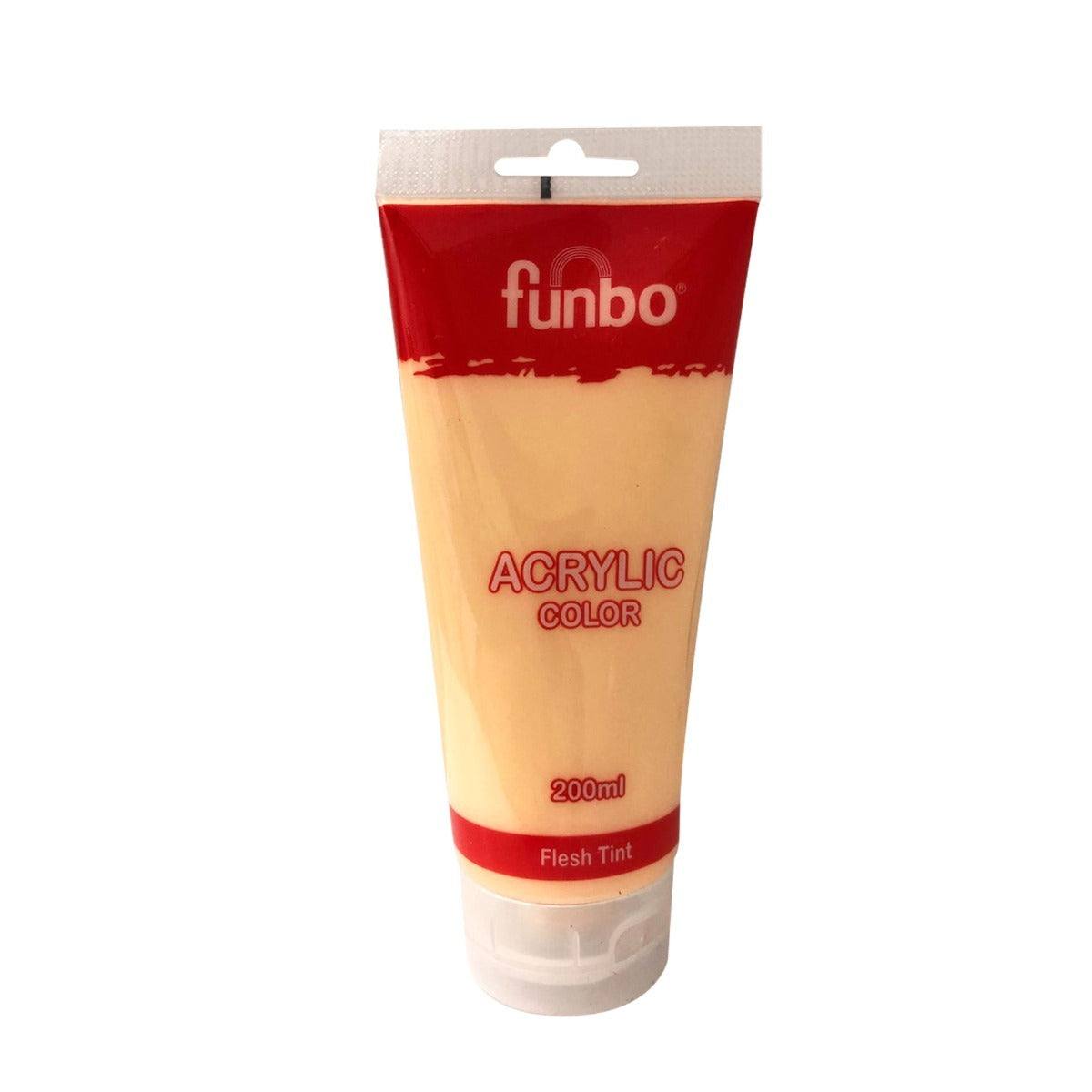 Funbo Acrylic Color Tube 200ml 46 Flesh Tint - Al Masam Stationery LLC Main image