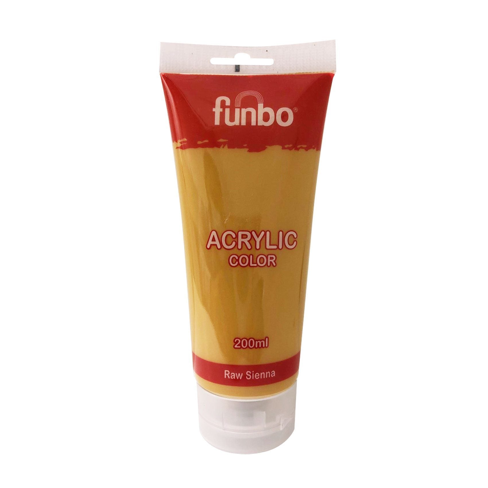 Funbo Acrylic Color Tube 200ml 83 raw Sienna - Al Masam Stationery LLC Main image