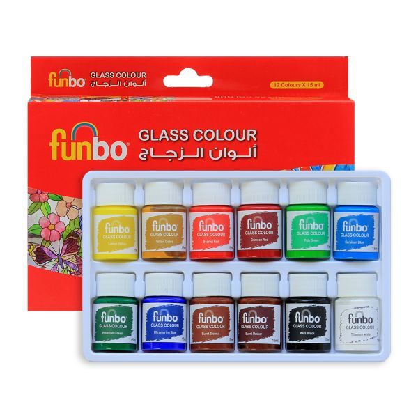 Funbo Acrylic Paint Color 15ml Set - Al Masam Stationery LLC Main image