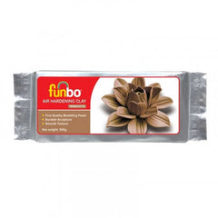 Funbo Air Hardening Clay 1000gms Terracota - Al Masam Stationery LLC