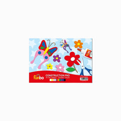 Funbo Construction Pad A3 120g 50 Sheets 10 Assorted Colors - Al Masam Stationery LLC