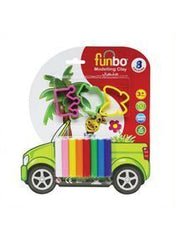 Funbo Colour Modelling Clay with 3 Mould 100g 8 Colors Set - Al Masam Stationery LLC