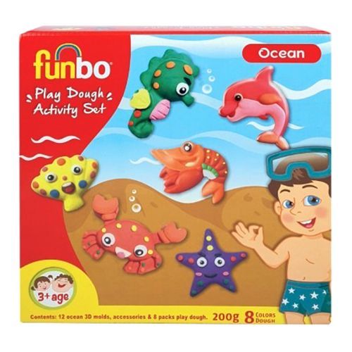 Funbo Activity Set Ocean 200g With Mould - Al Masam Stationery LLC Main image