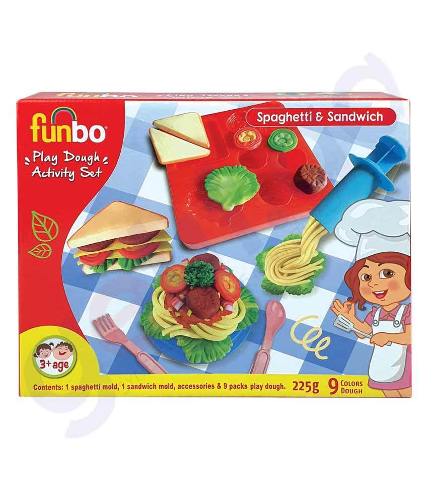 Funbo Activity Set Spageti & Sandwich 225g With Mould - Al Masam Stationery LLC Main image