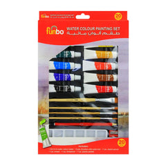 Funbo Water Color Painting 20 Pcs Set - Al Masam Stationery LLC