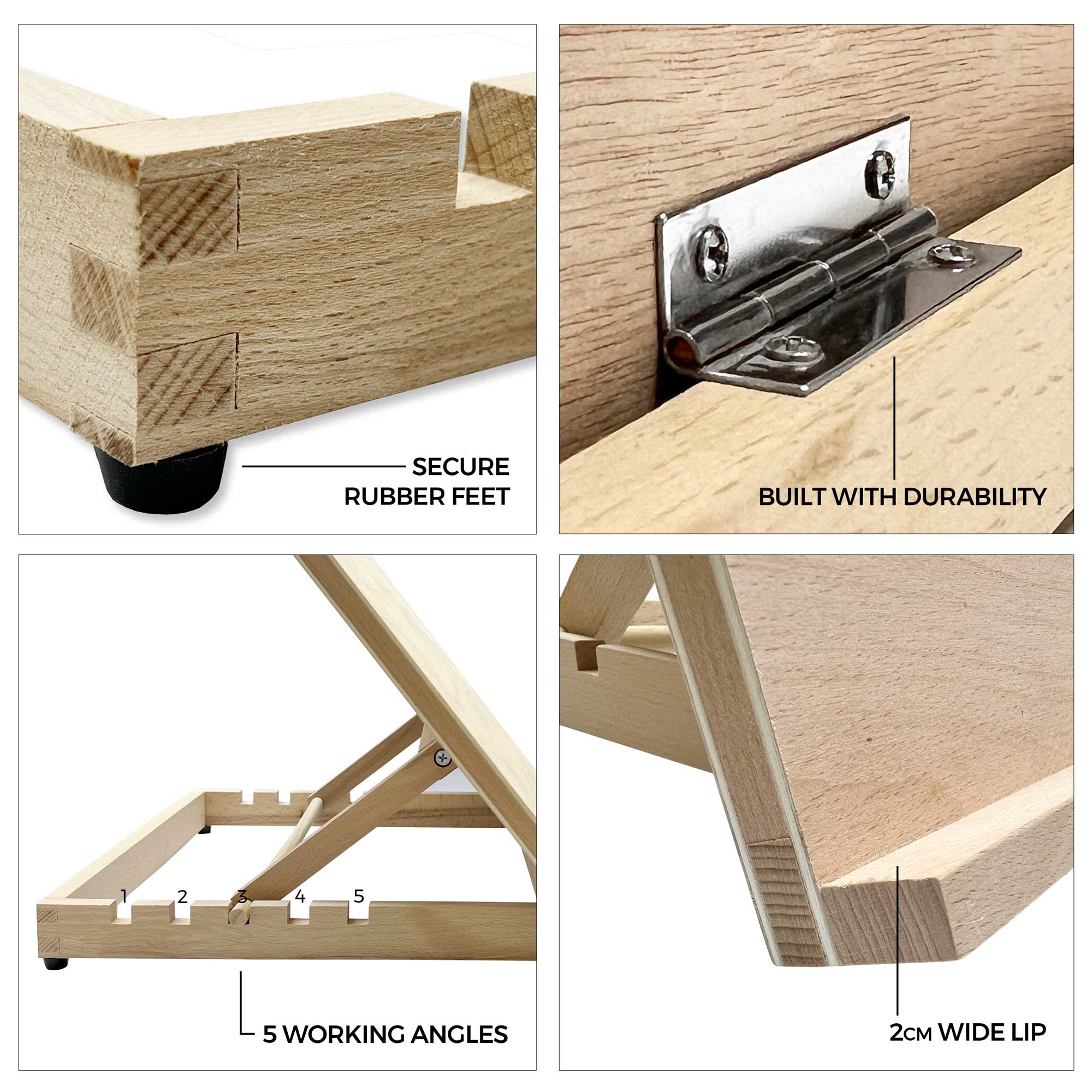 Zeiler A2 PREMIUM WOODEN TABLE EASEL - Al Masam Stationery LLC