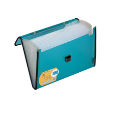 Foldermate Expending file 13pk A4, Iclip Blue - Al Masam Stationery LLC