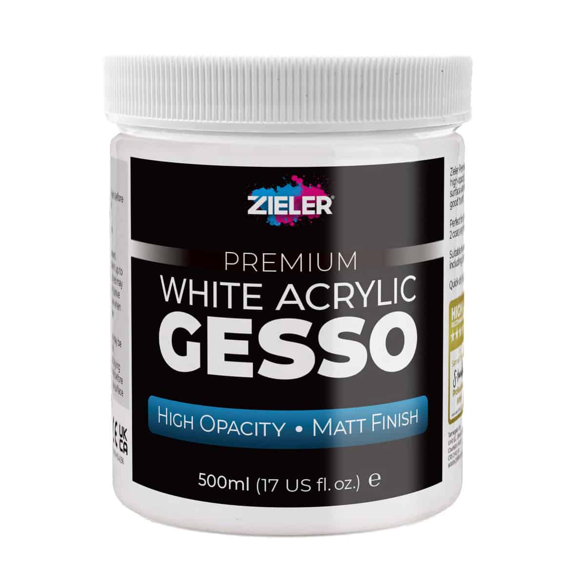 Zeiler PREMIUM WHITE ACRYLIC GESSON(500ML)