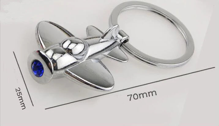 ELMAS Stylish Airplane Keychain - Perfect Travel Accessory - Al Masam Stationery LLC