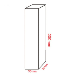 ELMAS Acrylic Plexiglass Square Jewelry Holder Stand - Al Masam Stationery LLC