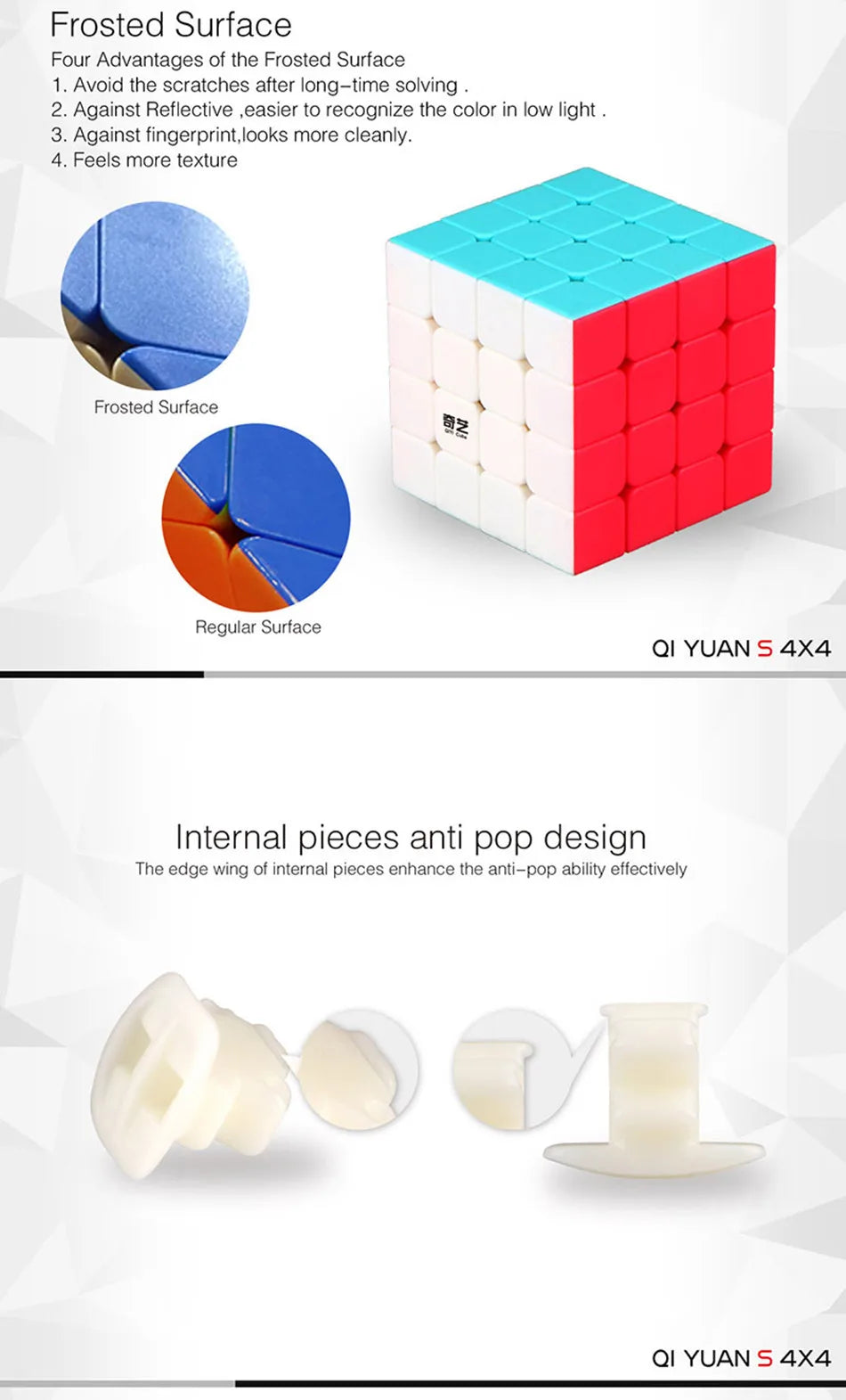 ELMAS 4x4 Speed Cube - Puzzle Magic Gift for Kids - Al Masam Stationery LLC